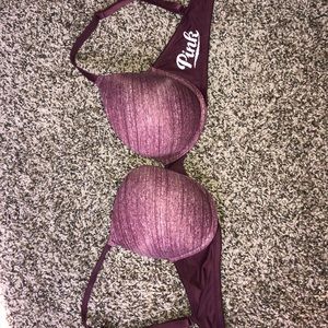Maroon PINK bra